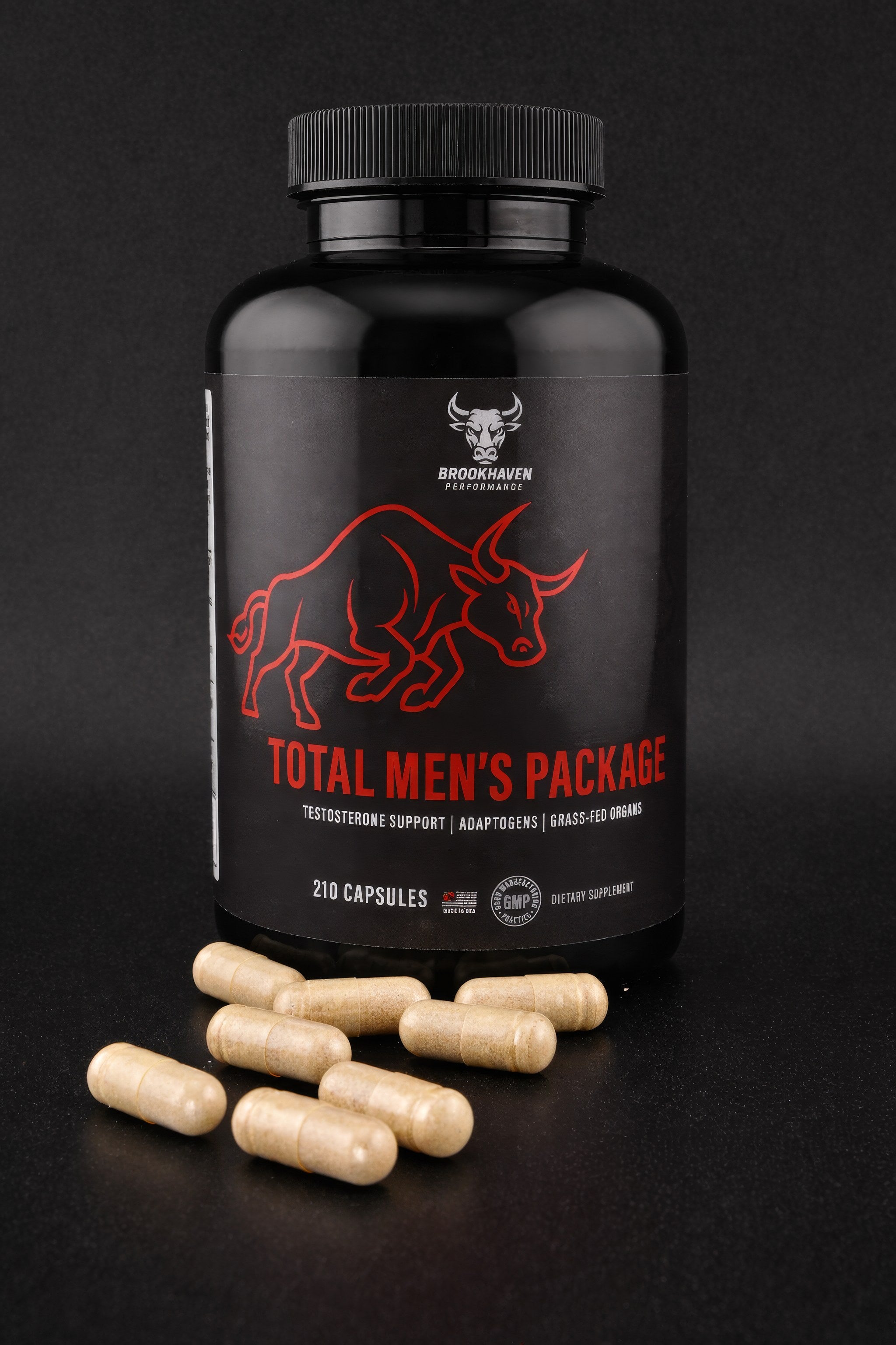 Total Men's Package, bottle and capsules